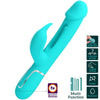 PRETTY LOVE - KAMPAS VIBRADOR RABBIT 3 EN 1 MULTIFUNCIÓN CON LENGUA VERDE AGUA - Sensuana.es