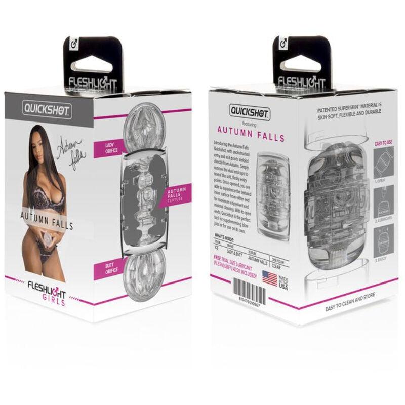 FLESHLIGHT - QUICKSHOT MASTURBADOR DOBLE AUTUMN FALLS - Sensuana.es