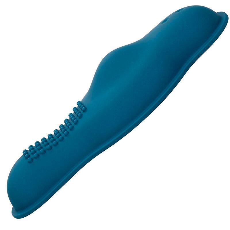 CALEXOTICS - RIDER MASAJEADOR DOBLE MOTOR CONTROL REMOTO AZUL - Sensuana.es