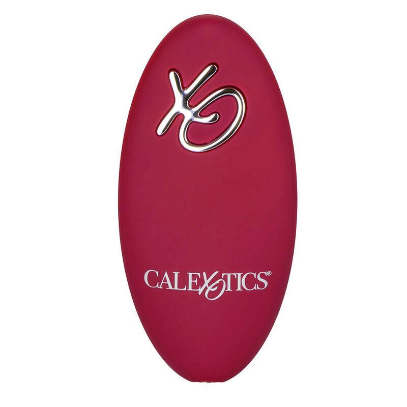 CALEXOTICS - RIDER MASAJEADOR DOBLE MOTOR CONTROL REMOTO ROJO - Sensuana.es