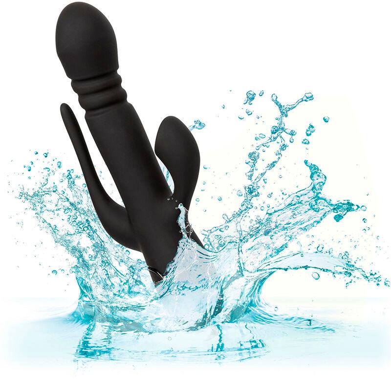 CALEXOTICS - VIBRADOR TRIPLE EUPHORIA NEGRO - Sensuana.es