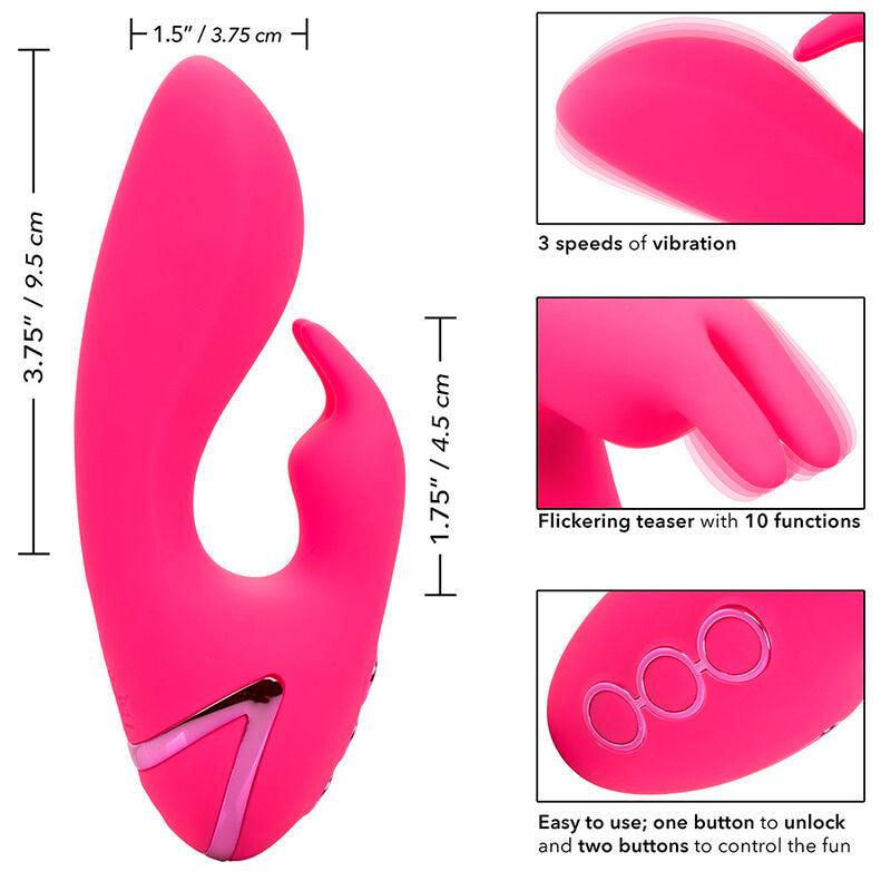 CALEXOTICS - SO. CAL SUSHINE VIBRATOR RABBIT FUCSIA BY CALIFORNIA DREAMING - Sensuana.es