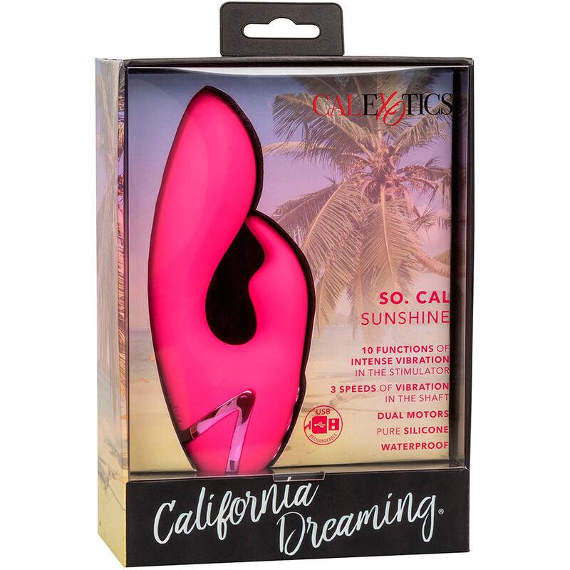 CALEXOTICS - SO. CAL SUSHINE VIBRATOR RABBIT FUCSIA BY CALIFORNIA DREAMING - Sensuana.es