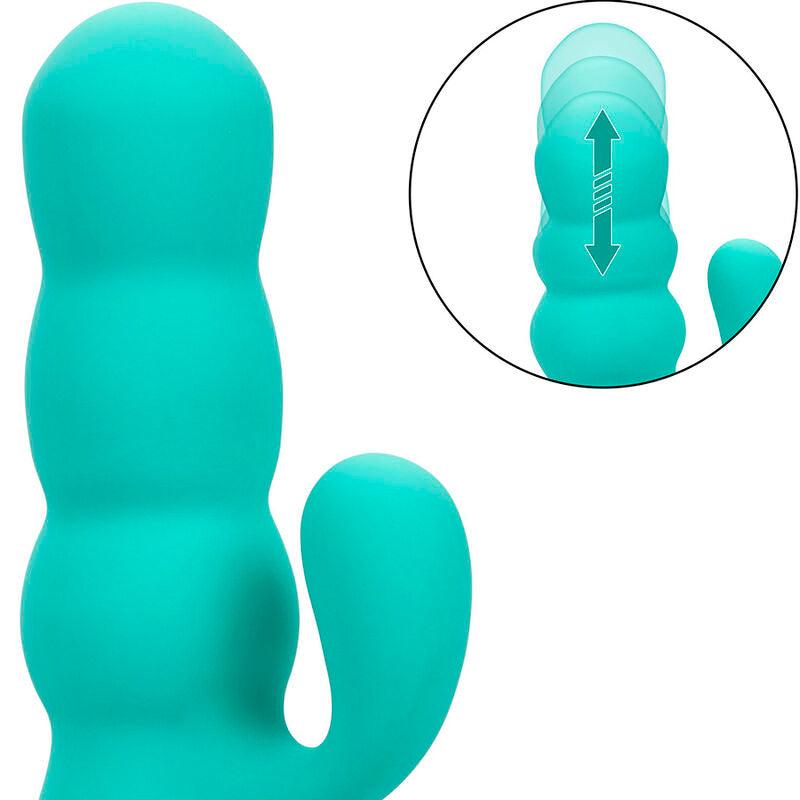 CALEXOTICS - DEL MAR DIVA VIBRADOR RABBIT VERDE AGUA BY CALIFORNIA DREAMING - Sensuana.es