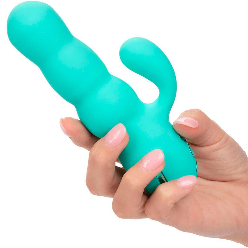 CALEXOTICS - DEL MAR DIVA VIBRADOR RABBIT VERDE AGUA BY CALIFORNIA DREAMING - Sensuana.es