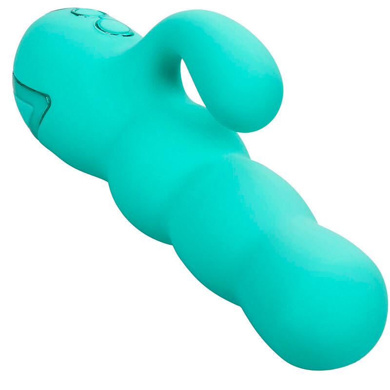 CALEXOTICS - DEL MAR DIVA VIBRADOR RABBIT VERDE AGUA BY CALIFORNIA DREAMING - Sensuana.es