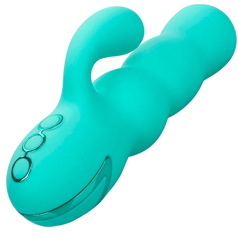 CALEXOTICS - DEL MAR DIVA VIBRADOR RABBIT VERDE AGUA BY CALIFORNIA DREAMING - Sensuana.es