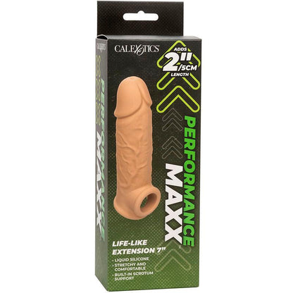 CALEXOTICS - PERFORMANCE MAXX EXTENSIÓN REALISTA 7 PIEL CLARO - Sensuana.es