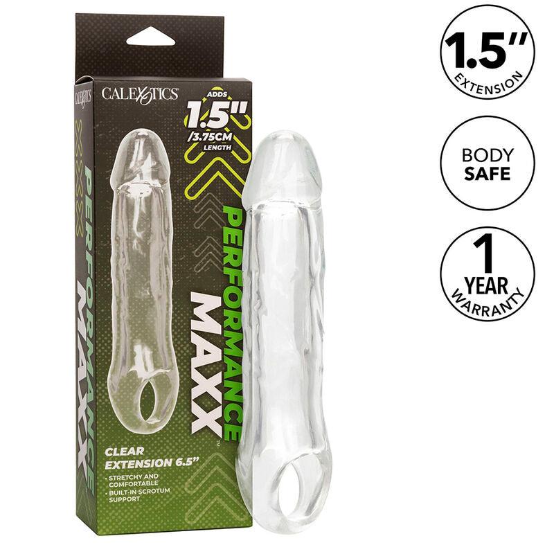 CALEXOTICS - PERFORMANCE MAXX EXTENSIÓN CLARA 6,5 TRANSPARENTE - Sensuana.es