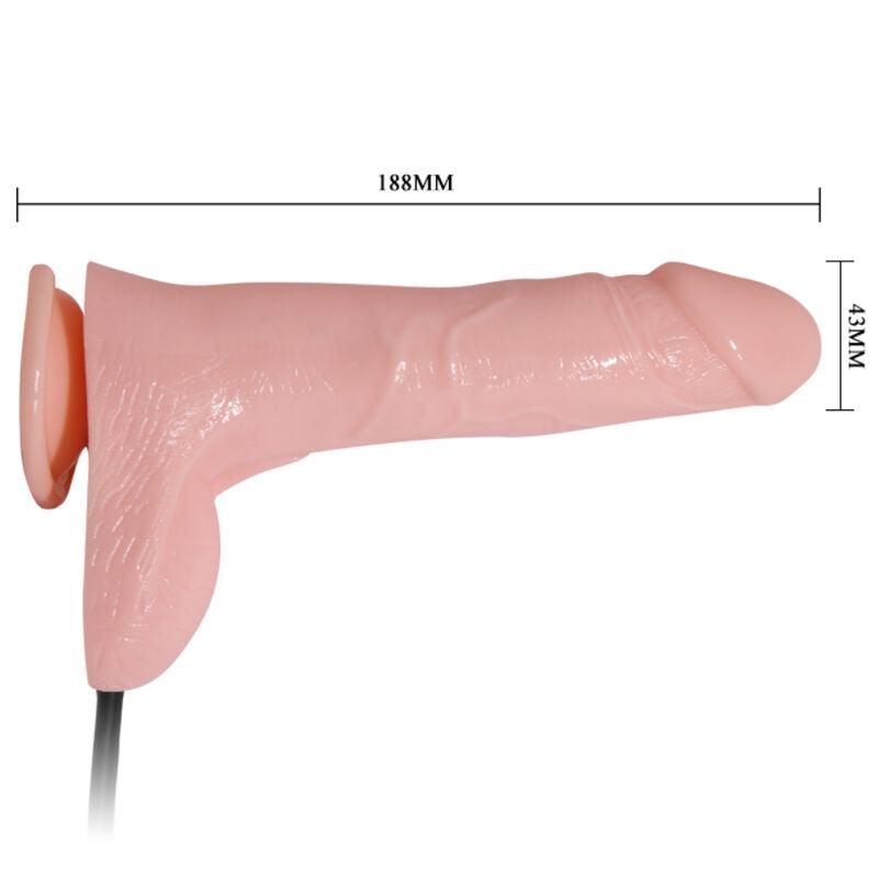 BAILE - INFLATABLE DILDO HINCHABLE REALISTICO CON VENTOSA 15 CM - Sensuana.es