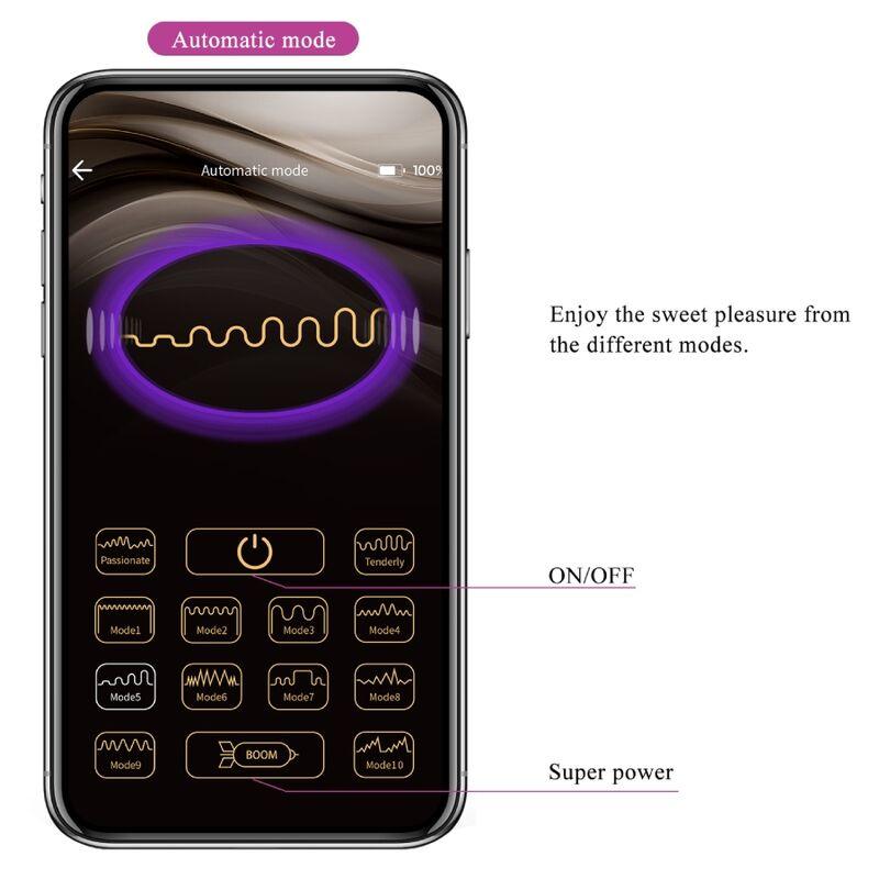 PRETTY LOVE - BAIRD G-SPOT 12 VIBRACIONES RECARGABLE LILA APP - Sensuana.es