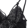 SUBBLIME - BABYDOLL CON TIRANTES AJUSTABLES DE ENCAJE NEGRO S/M - Sensuana.es