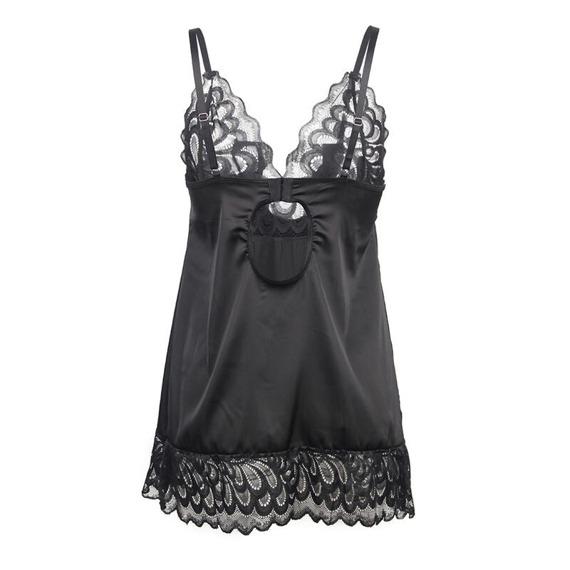 SUBBLIME - BABYDOLL CON ESTAMPADO FLORAL PECHO NEGRO S/M - Sensuana.es