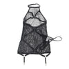 SUBBLIME - VESTIDO TRANSPARENTE CUELLO HALTER NEGRO S/M - Sensuana.es