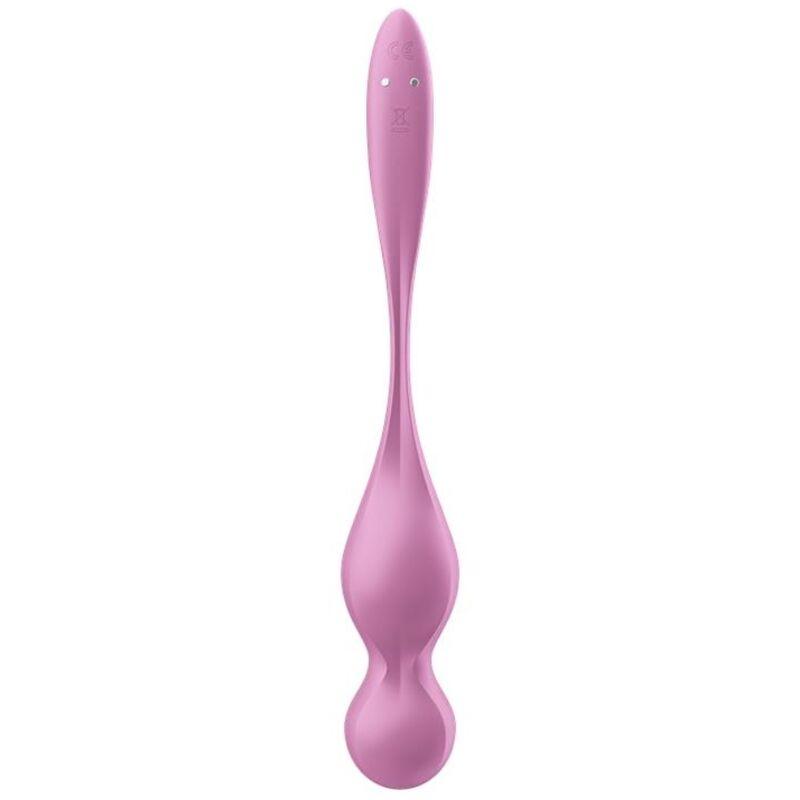 SATISFYER - LOVE BIRDS BOLAS KEGEL VIBRADORAS ROSA - Sensuana.es