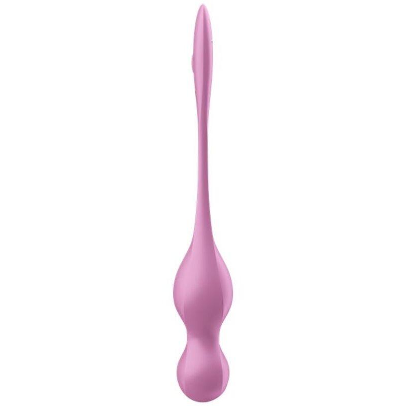 SATISFYER - LOVE BIRDS BOLAS KEGEL VIBRADORAS ROSA - Sensuana.es