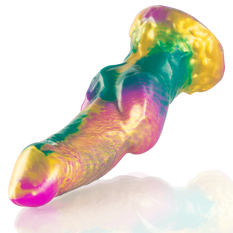 EPIC - IRIS DILDO CON TESTÍCULOS ARCOÍRIS DE PLACER - Sensuana.es