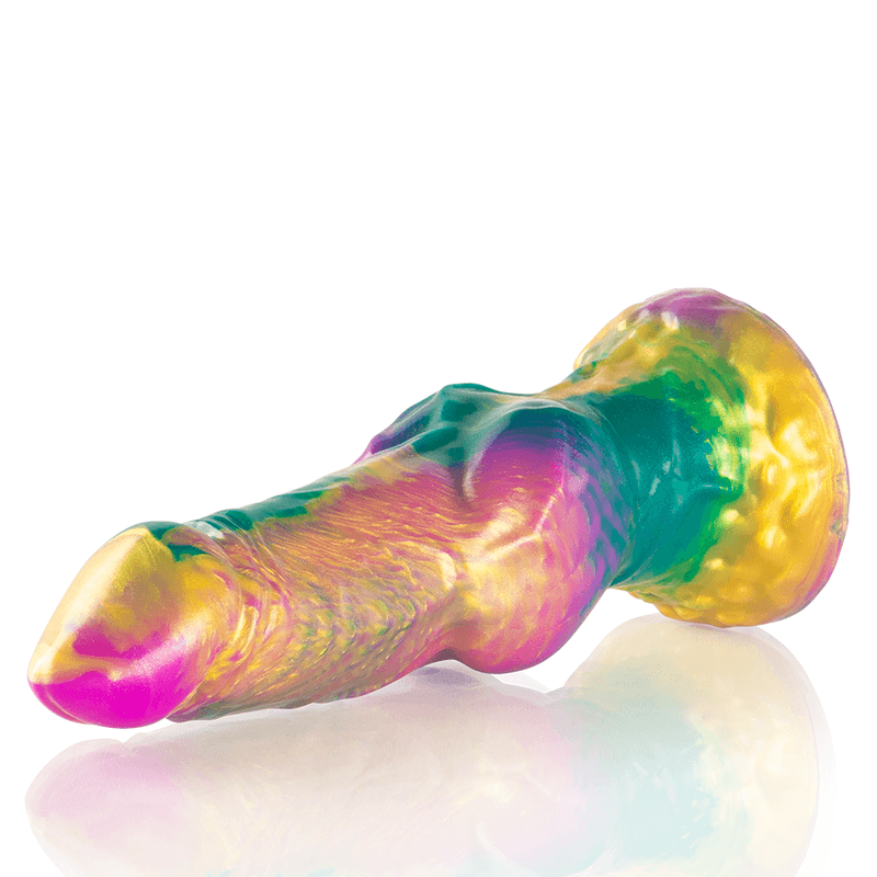 EPIC - IRIS DILDO CON TESTÍCULOS ARCOÍRIS DE PLACER - Sensuana.es