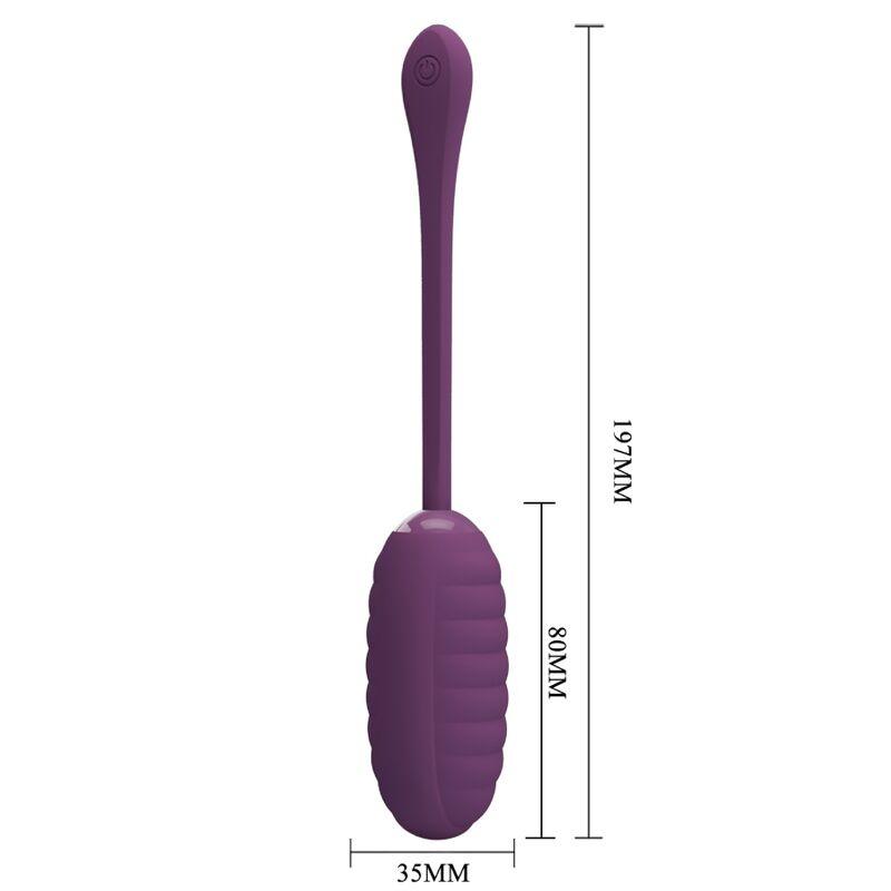 PRETTY LOVE - CASPER HUEVO VIBRADOR RECARGABLE MORADO - Sensuana.es