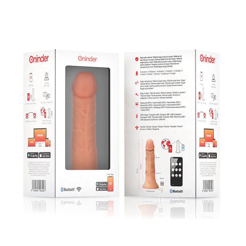 ONINDER - MEDIUM BOGOTÁ CYBER REALISMO VIBRACION 20 CM -O- 4.2 CM - APP GRATUITA - Sensuana.es