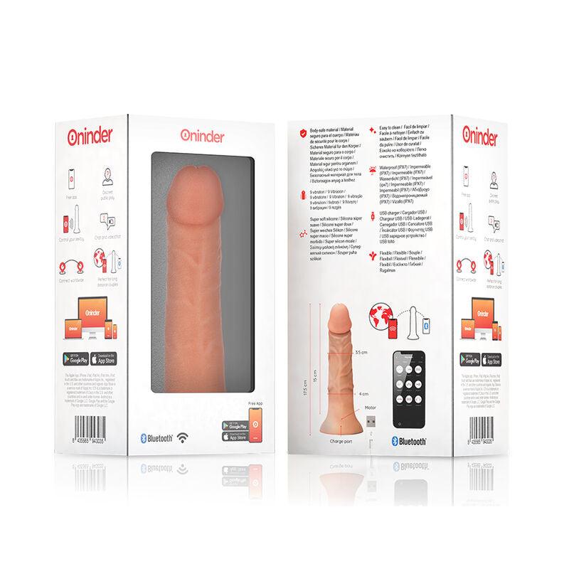 ONINDER - SMALL BOGOTÁ CYBER REALISMO VIBRACION 17.5 CM -O- 4 CM - APP GRATUITA - Sensuana.es