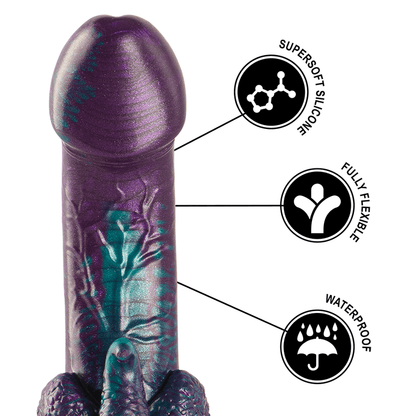 EPIC - BASILISK DILDO DOBLE PLACER ESCAMOSO TAMAÑO PEQUEÑO - Sensuana.es