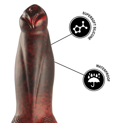 EPIC - PROMETHEUS DILDO TITAN EN LLAMAS RECARGABLE CONTROL REMOTO - Sensuana.es