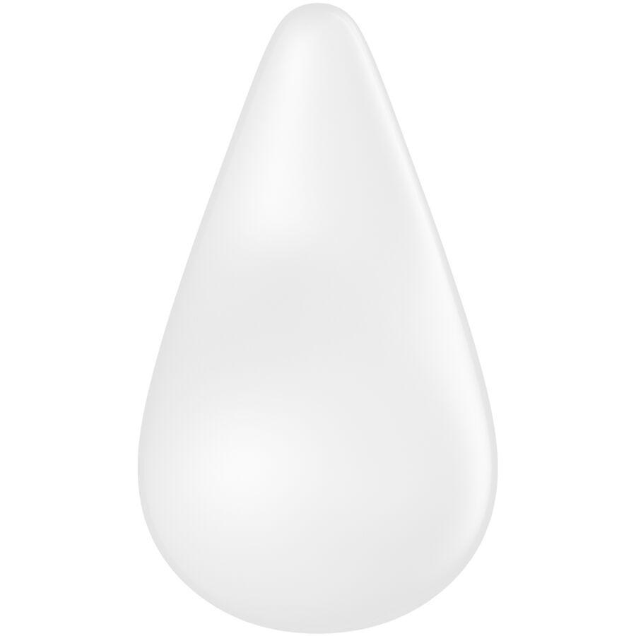 SATISFYER - DEW DROP VIBRADOR LAY-ON BLANCO - Sensuana.es