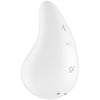 SATISFYER - DEW DROP VIBRADOR LAY-ON BLANCO - Sensuana.es