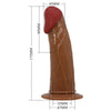 PRETTY LOVE - STARKS HARNESS BRIEFS VIBRACIÓN MULTI-VELOCIDAD DILDO 17,5 CM MULATO - Sensuana.es