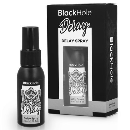 BLACK HOLE - SPRAY RETARDANTE STUDY FORTE 30 ML - Sensuana.es