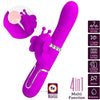 PRETTY LOVE - VIBRADOR RABBIT MULTIFUNCIÓN 4 EN 1 MARIPOSA FUCSIA - Sensuana.es