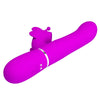 PRETTY LOVE - VIBRADOR RABBIT MULTIFUNCIÓN 4 EN 1 MARIPOSA FUCSIA - Sensuana.es