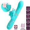 PRETTY LOVE - VIBRADOR RABBIT MULTIFUNCIÓN 4 EN 1 MARIPOSA VERDE AGUA - Sensuana.es