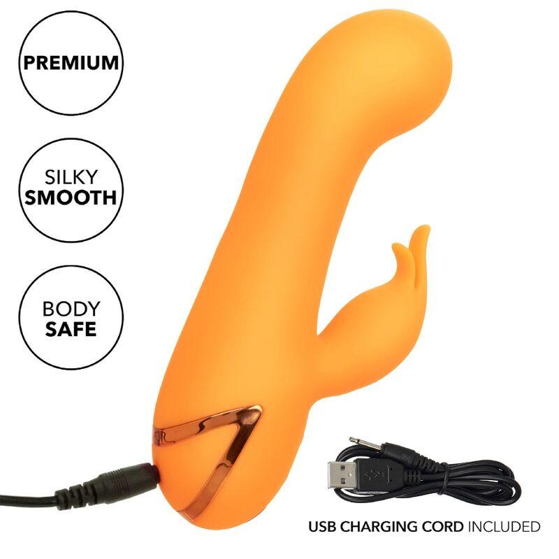 CALEXOTICS - MONTECITO MUSE VIBRADOR RABBIT NARANJA BY CALIFORNIA DREAMING - Sensuana.es