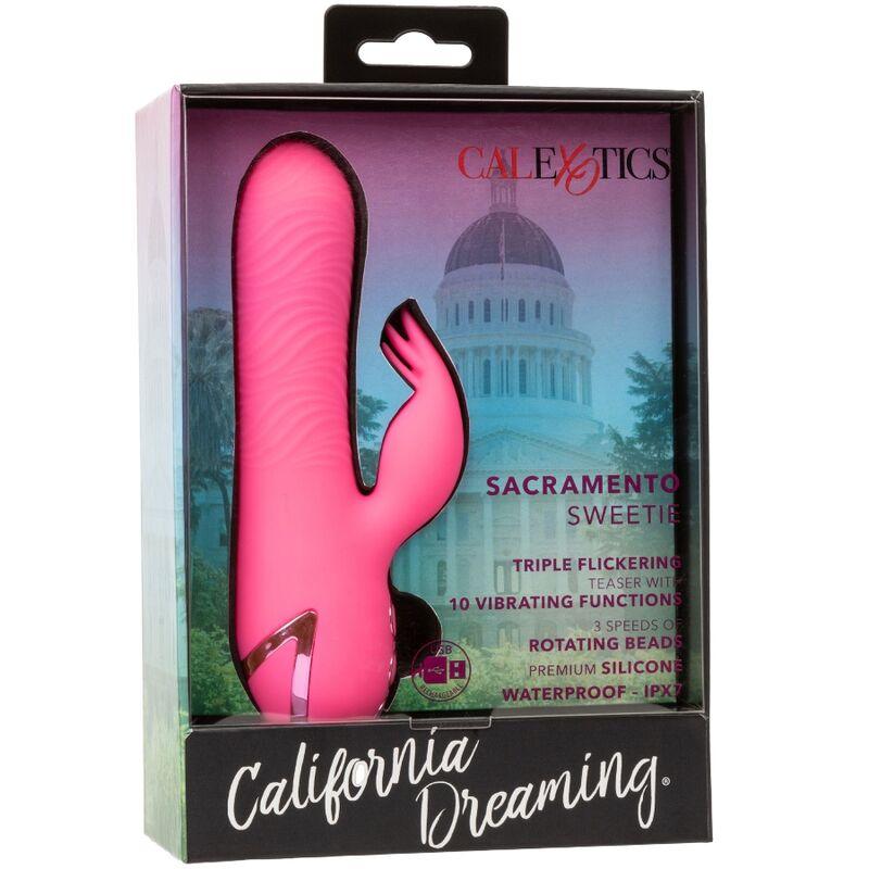 CALEXOTICS - SACRAMENTO SWEETIE VIBRADOR RABBIT ROSA BY CALIFORNIA DREAMING - Sensuana.es