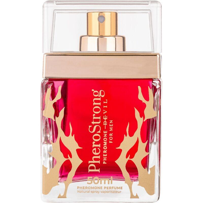 PHEROSTRONG - PERFUME CON FEROMONAS DEVIL PARA HOMBRE 50 ML - Sensuana.es