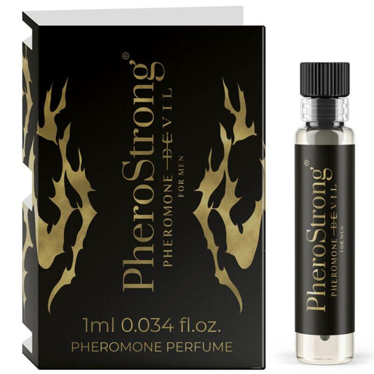 PHEROSTRONG - PERFUME CON FEROMONAS DEVIL PARA HOMBRE 1 ML - Sensuana.es