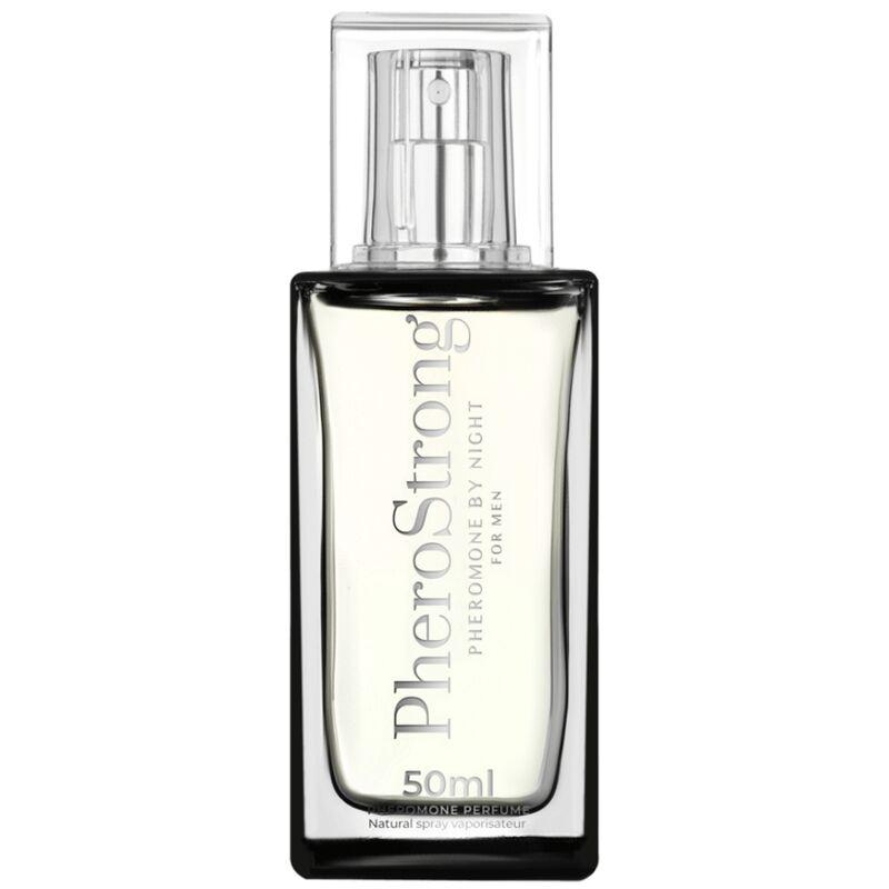 PHEROSTRONG - PERFUME CON FEROMONAS BY NIGHT PARA HOMBRE 50 ML - Sensuana.es