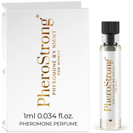 PHEROSTRONG - PERFUME CON FEROMONAS BY NIGHT PARA MUJER 1 ML - Sensuana.es