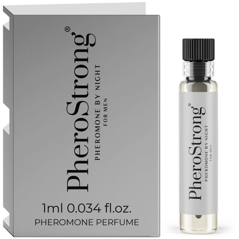 PHEROSTRONG - PERFUME CON FEROMONAS BY NIGHT PARA HOMBRE 1 ML - Sensuana.es