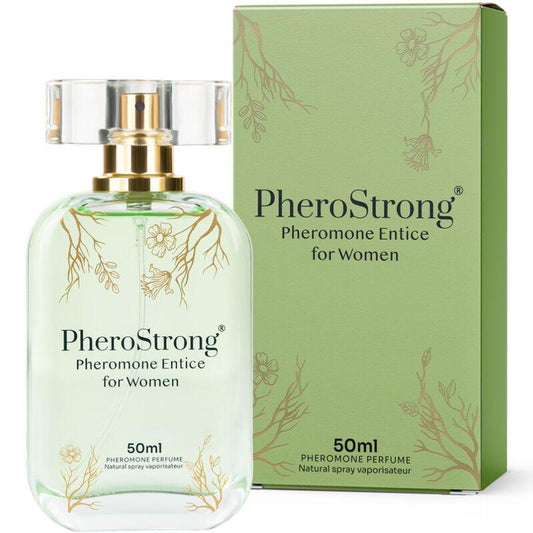 PHEROSTRONG - PERFUME CON FEROMONAS ENTICE PARA MUJER 50 ML - Sensuana.es