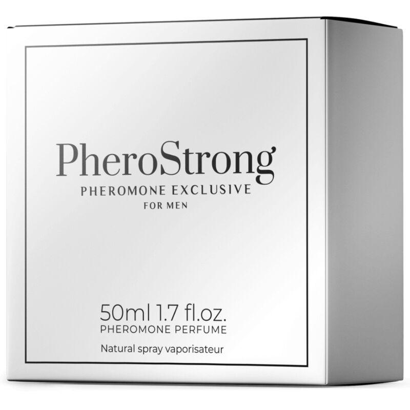 PHEROSTRONG - PERFUME CON FEROMONAS EXCLUSIVE PARA HOMBRE 50 ML - Sensuana.es