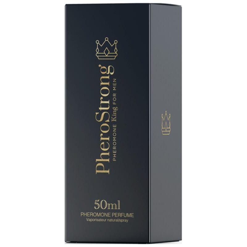 PHEROSTRONG - PERFUME CON FEROMONAS KING PARA HOMBRE 50 ML - Sensuana.es