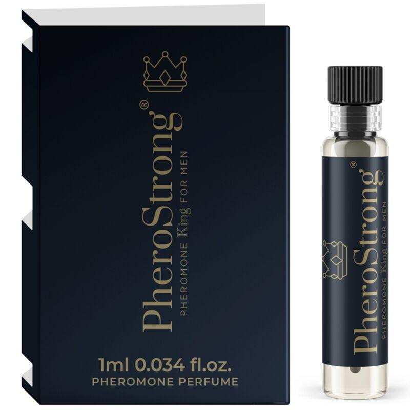 PHEROSTRONG - PERFUME CON FEROMONAS KING PARA HOMBRE 1 ML - Sensuana.es