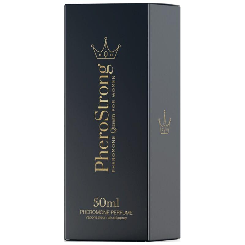 PHEROSTRONG - PERFUME CON FEROMONAS QUEEN PARA MUJER 50 ML - Sensuana.es