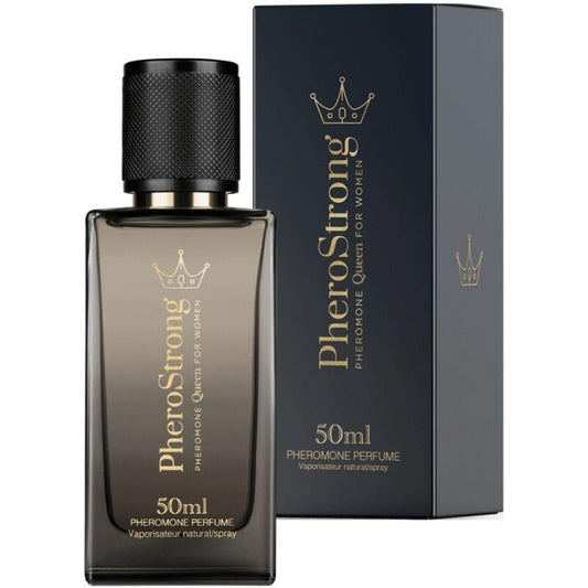 PHEROSTRONG - PERFUME CON FEROMONAS QUEEN PARA MUJER 50 ML - Sensuana.es