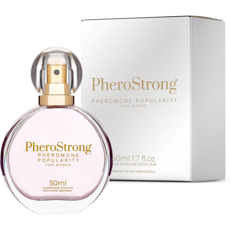 PHEROSTRONG - PERFUME CON FEROMONAS POPULARITY PARA MUJER 50 ML - Sensuana.es