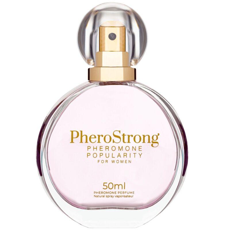 PHEROSTRONG - PERFUME CON FEROMONAS POPULARITY PARA MUJER 50 ML - Sensuana.es