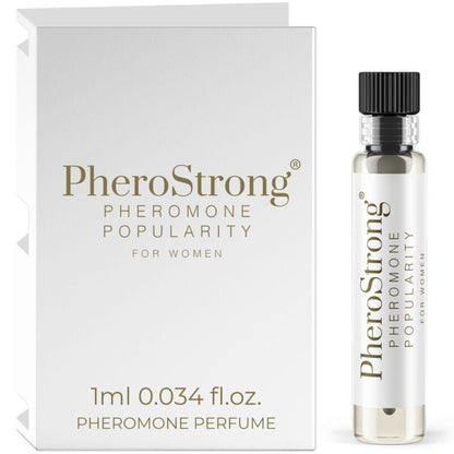 PHEROSTRONG - PERFUME CON FEROMONAS POPULARITY PARA MUJER 1 ML - Sensuana.es